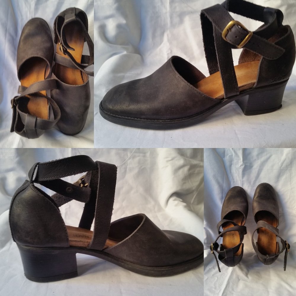 Naot Vintage Black Leather Shoes
